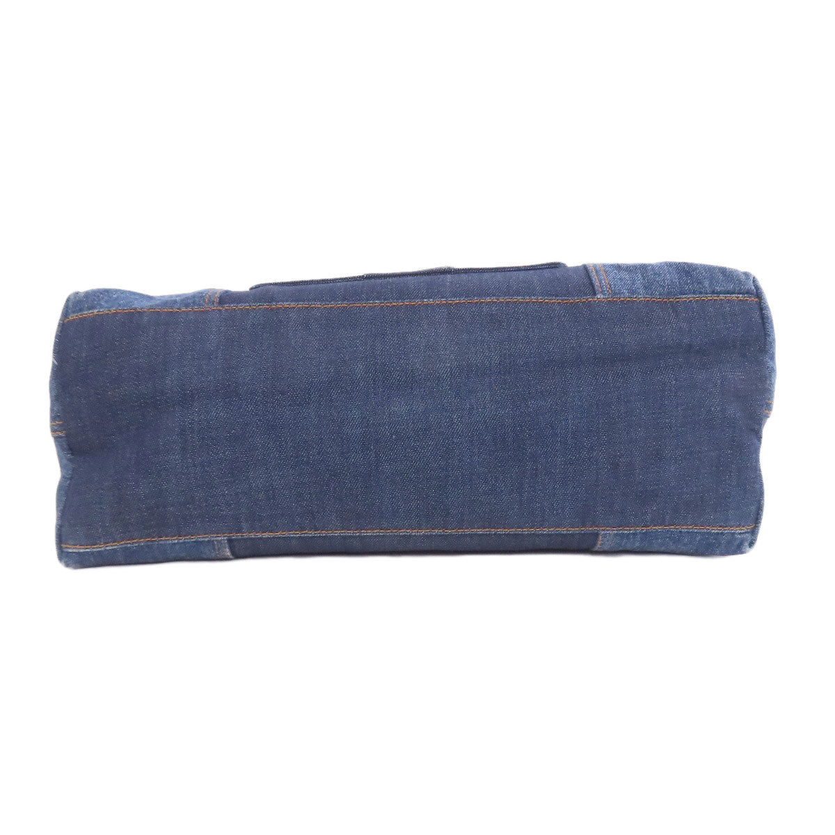 MIUMIU logo Tote Bag Denim Ladies [Used]