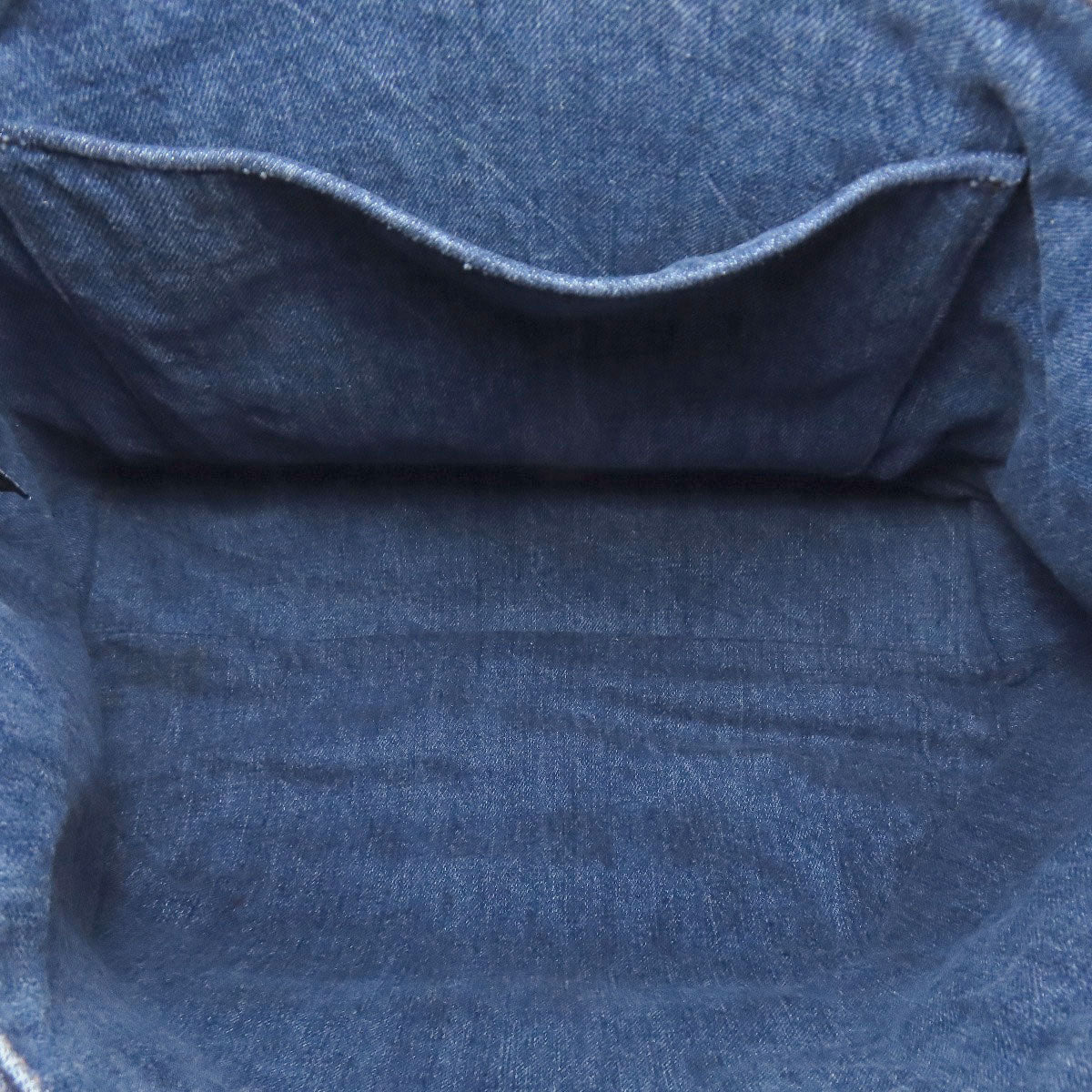 MIUMIU logo Tote Bag Denim Ladies [Used]