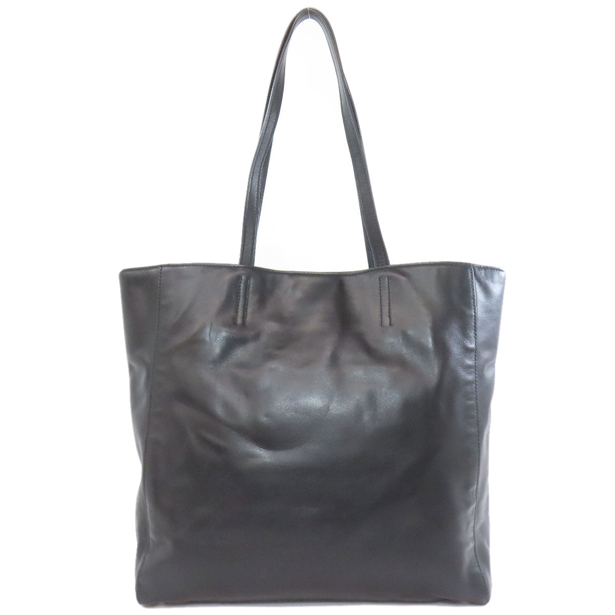 MIUMIU logo Tote Bag Calf Ladies [Used]