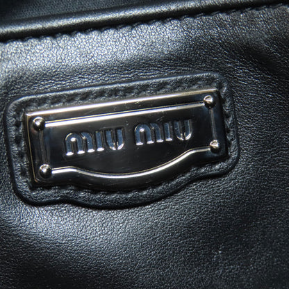 MIUMIU logo Tote Bag Calf Ladies [Used]