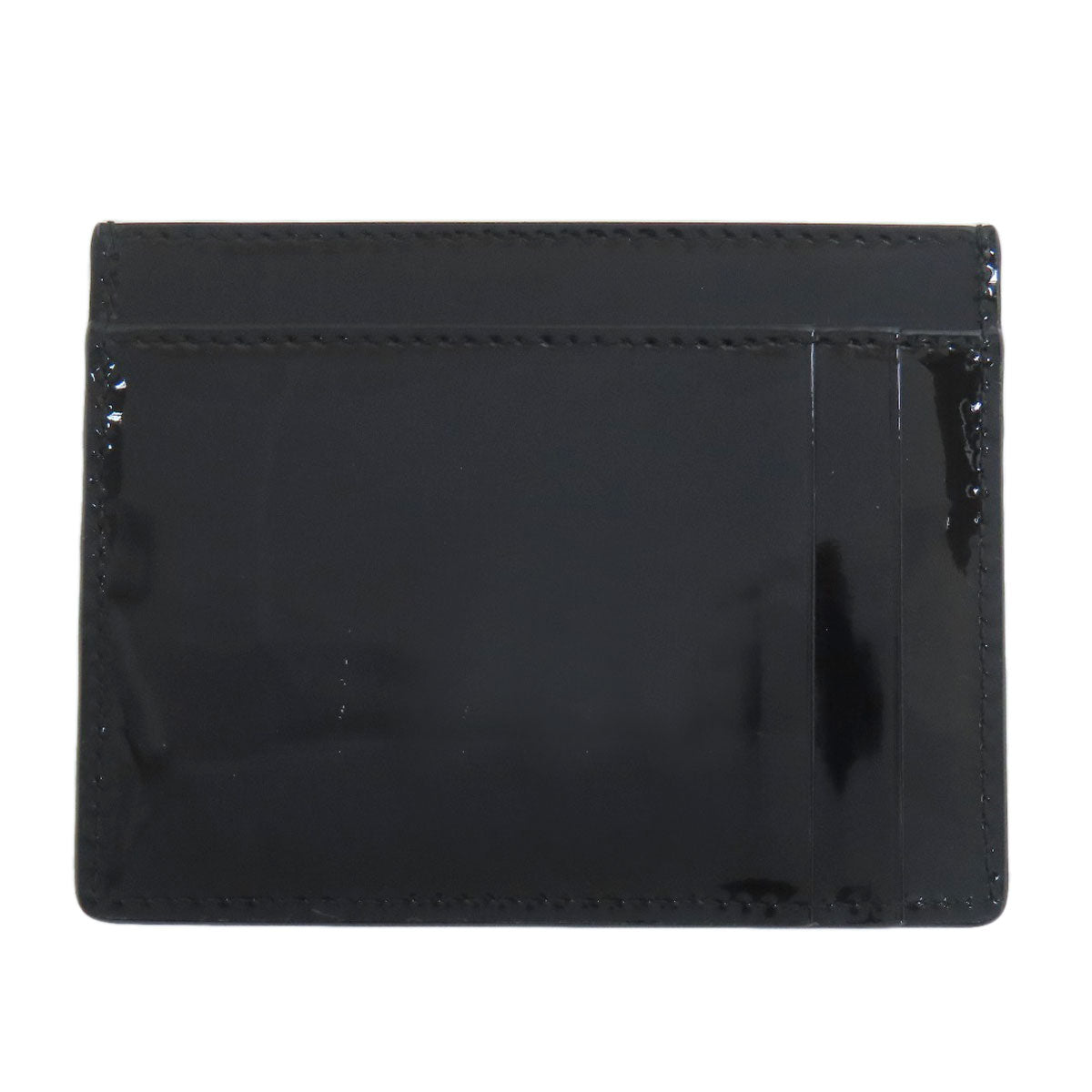 MIUMIU logo Card Case Leather Ladies [Used]