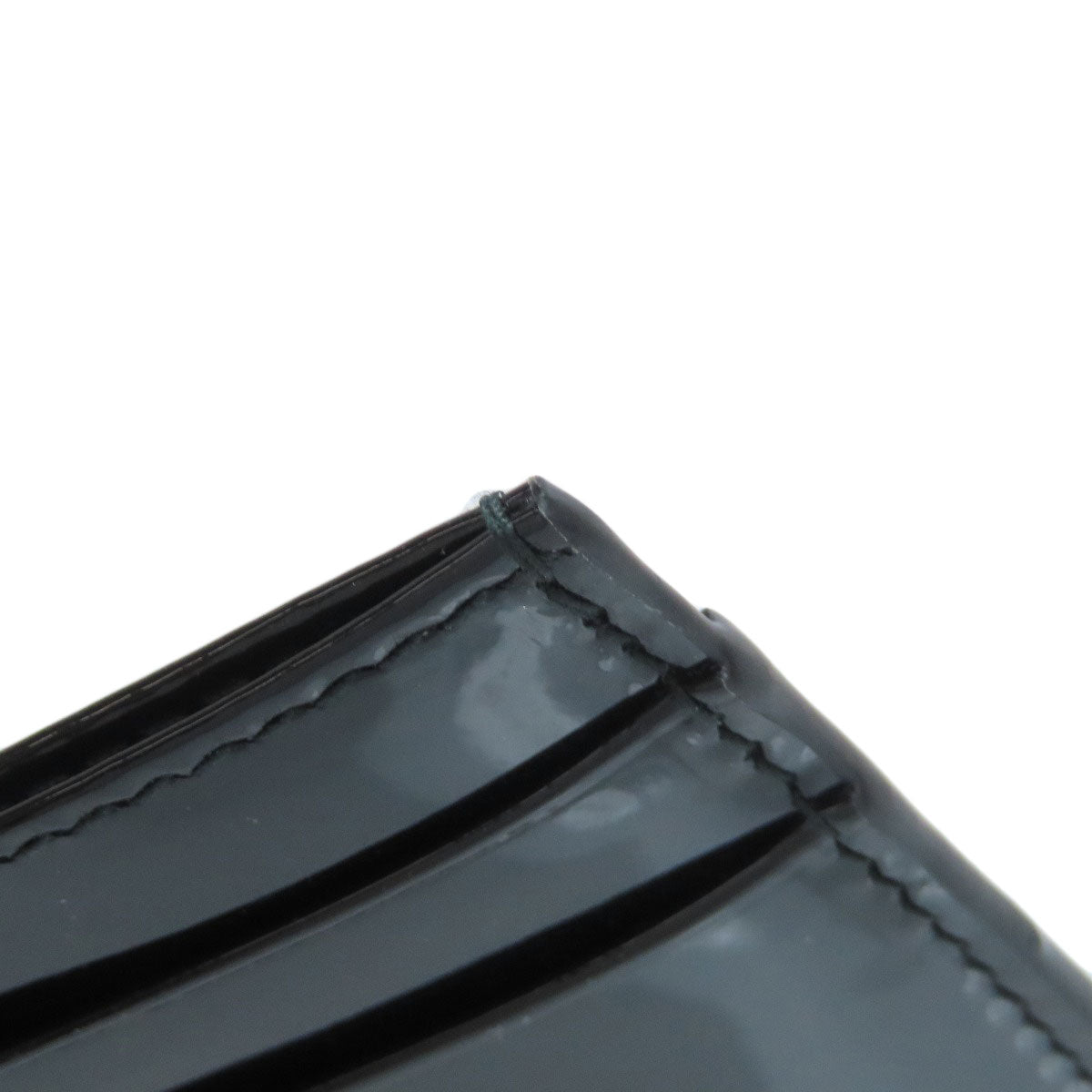 MIUMIU logo Card Case Leather Ladies [Used]