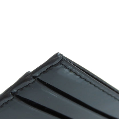 MIUMIU logo Card Case Leather Ladies [Used]