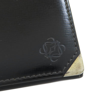 LOEWE anagram Card Case Leather Ladies [Used]