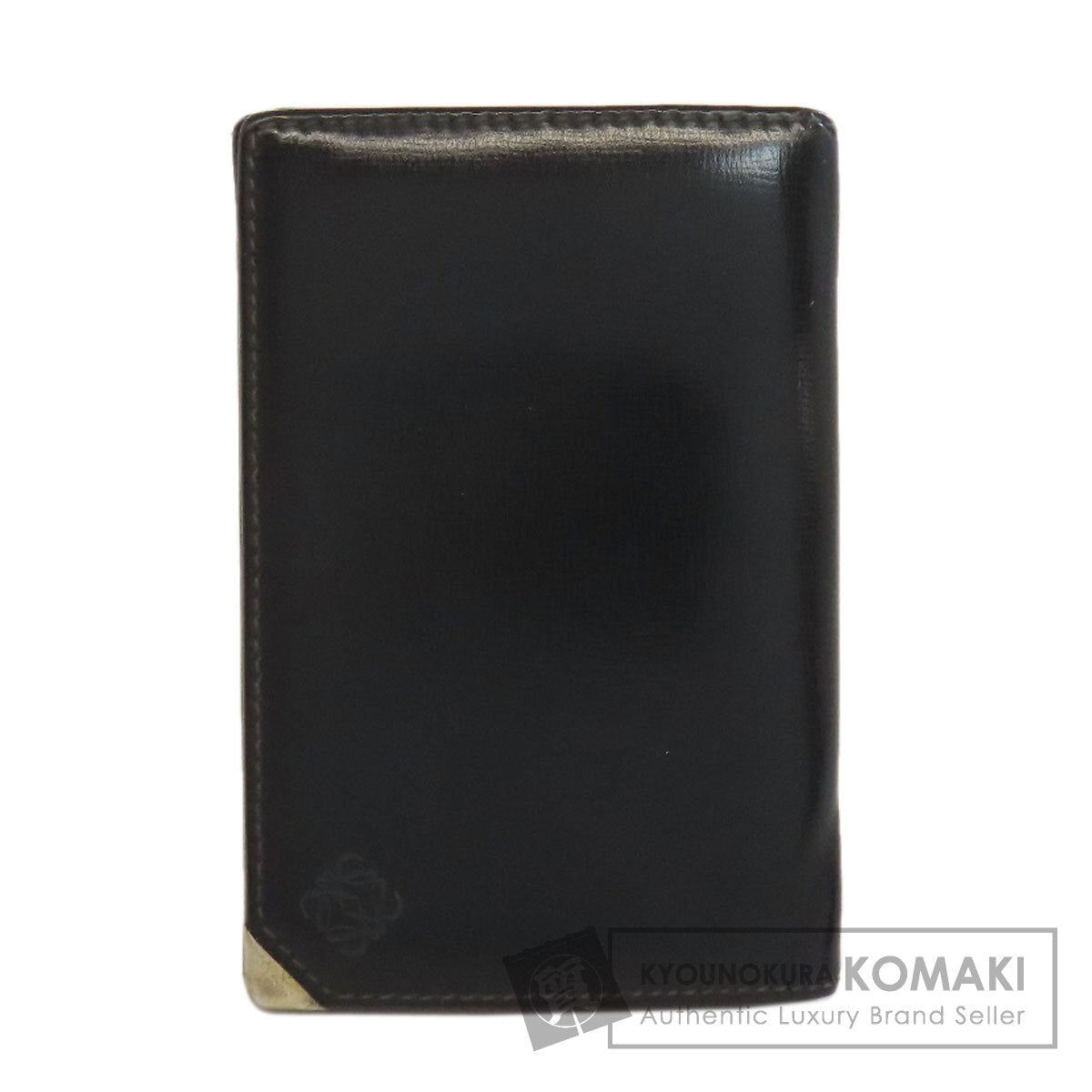 LOEWE anagram Card Case Leather Ladies [Used]