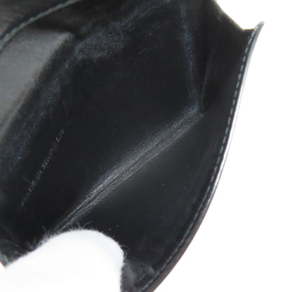 LOEWE anagram Card Case Leather Ladies [Used]