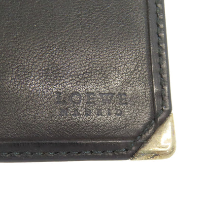 LOEWE anagram Card Case Leather Ladies [Used]