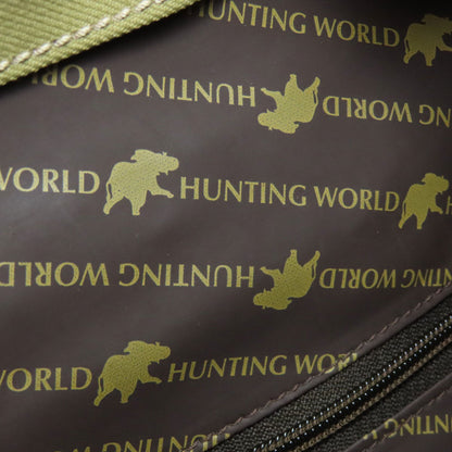 HUNTING WORLD logo Backpack Â· Daypack Canvas Ladies [Used]