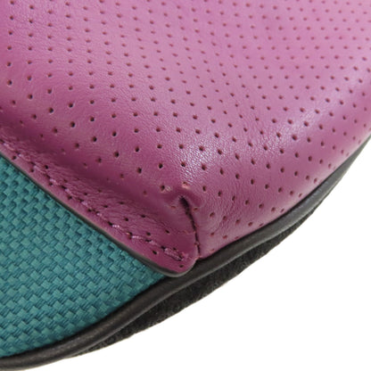 COACH 89907 logo body bag Leather Ladies [Used]