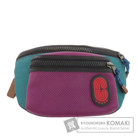 COACH 89907 logo body bag Leather Ladies [Used]