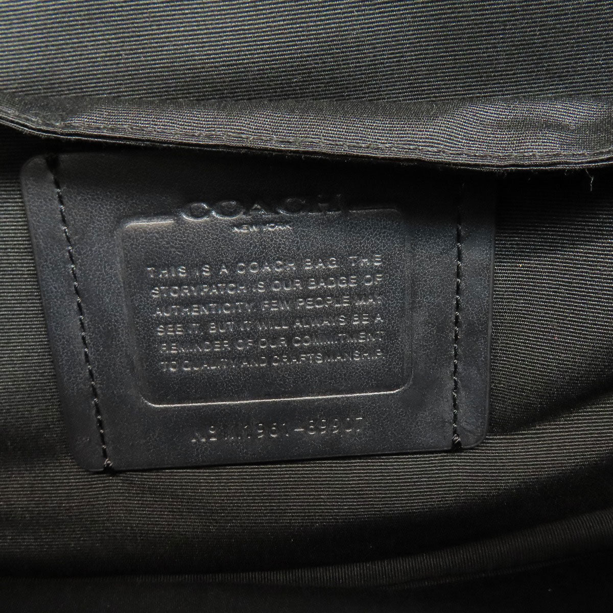 COACH 89907 logo body bag Leather Ladies [Used]