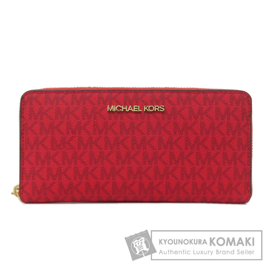 Michael Kors MK signature Long wallet (with coin pocket) PVC Ladies [Used]