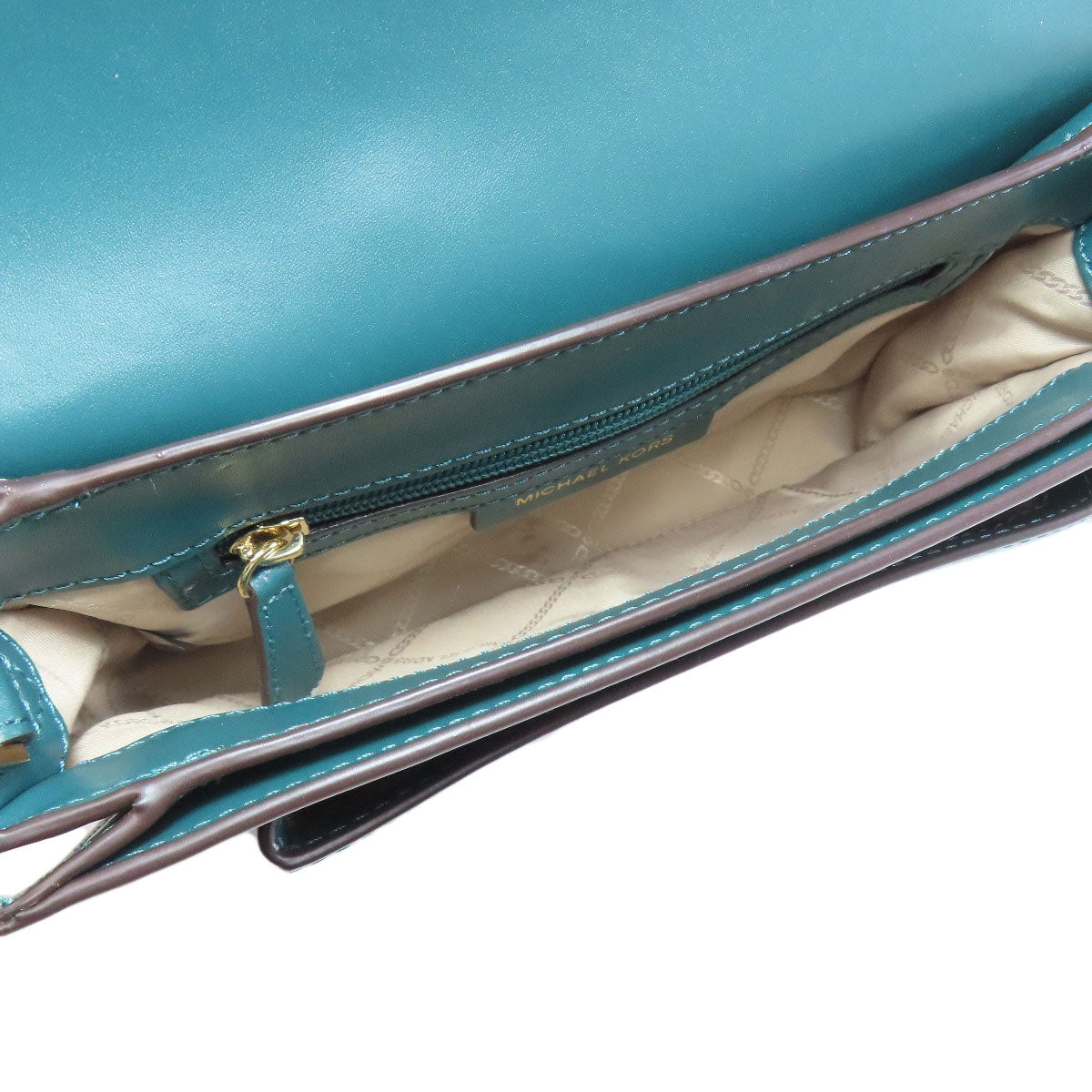 Michael Kors throne editor Shoulder Bag Leather Ladies [Used]