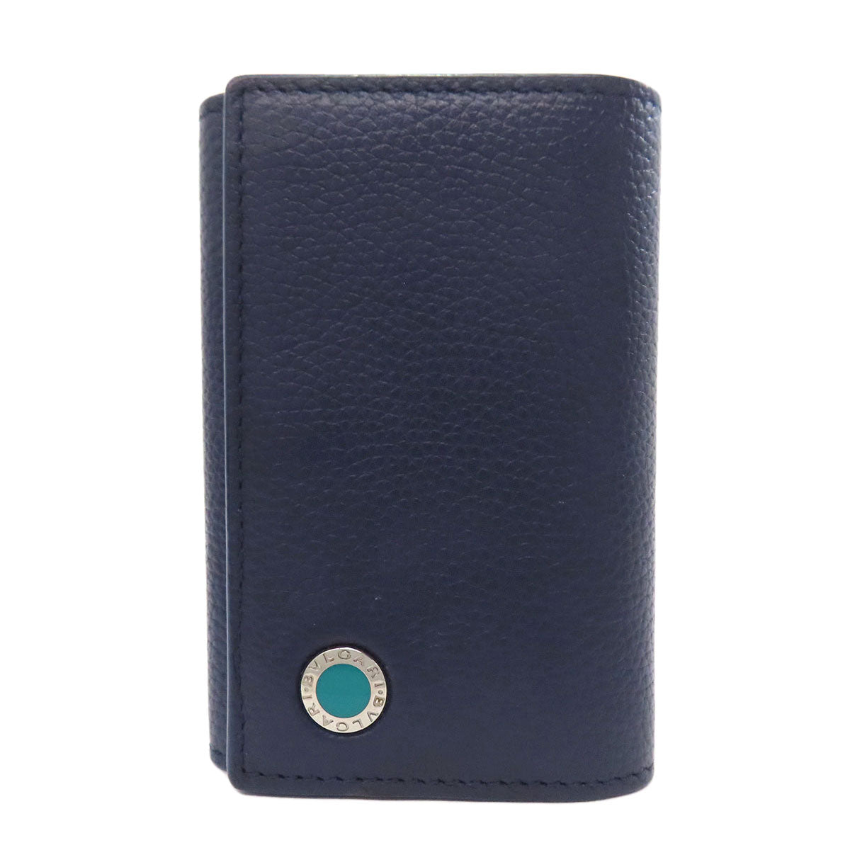 BVLGARI logo key holder Leather Ladies [Used]