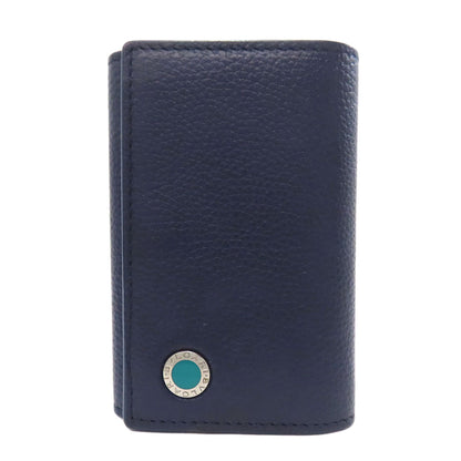 BVLGARI logo key holder Leather Ladies [Used]