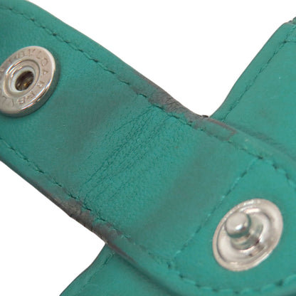 BVLGARI logo key holder Leather Ladies [Used]