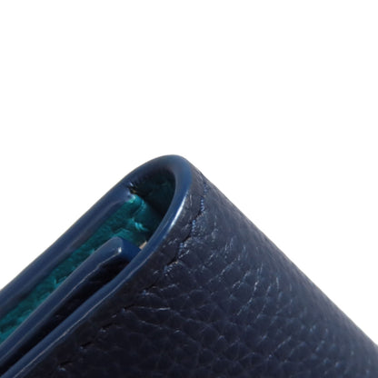 BVLGARI logo key holder Leather Ladies [Used]