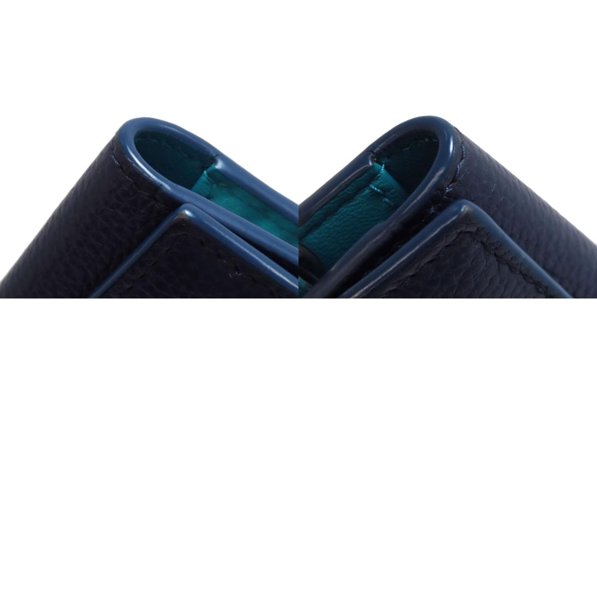 BVLGARI logo key holder Leather Ladies [Used]