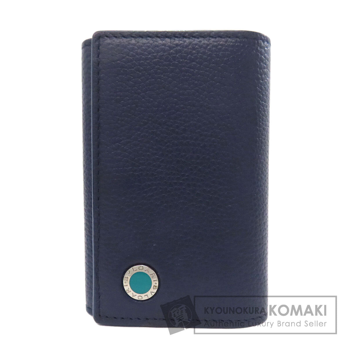 BVLGARI logo key holder Leather Ladies [Used]