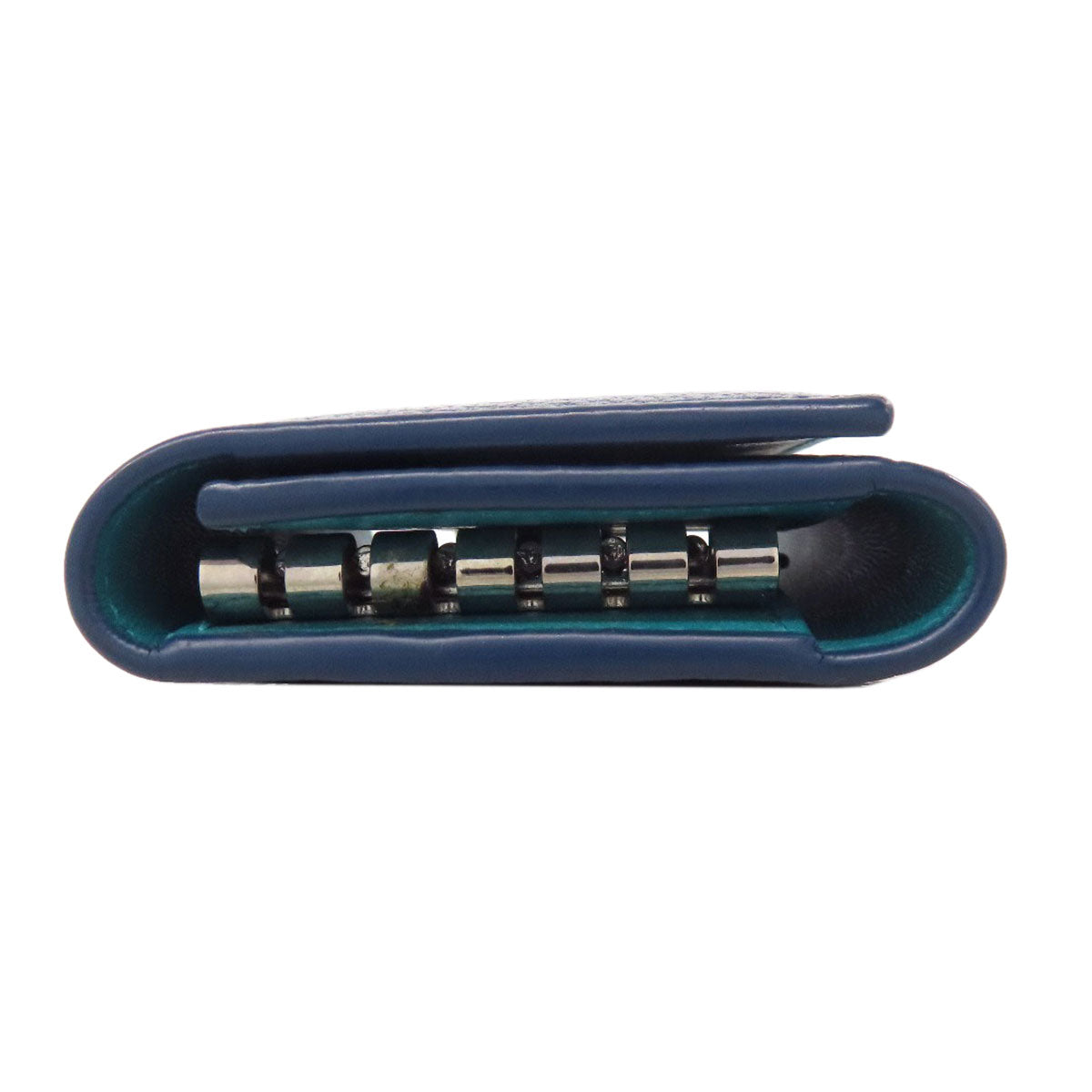 BVLGARI logo key holder Leather Ladies [Used]