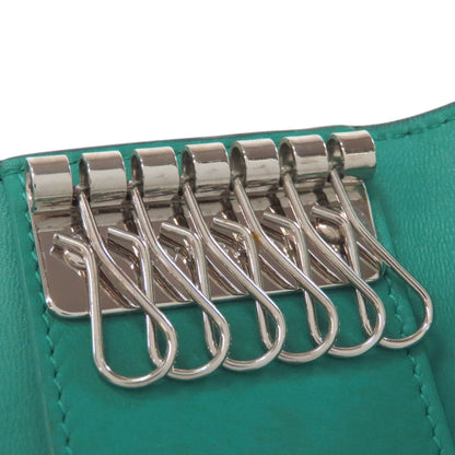 BVLGARI logo key holder Leather Ladies [Used]