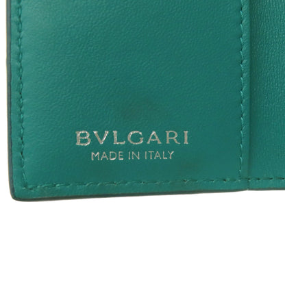 BVLGARI logo key holder Leather Ladies [Used]