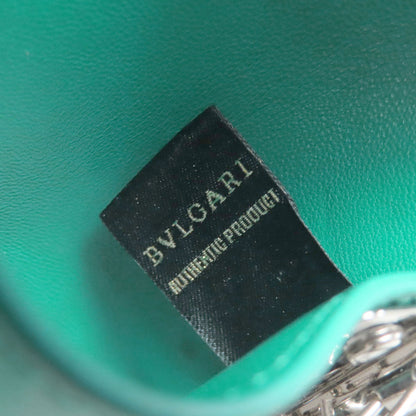 BVLGARI logo key holder Leather Ladies [Used]