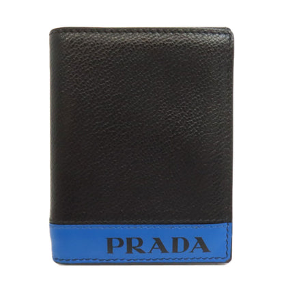 PRADA logo Card Case Leather Ladies [Used]