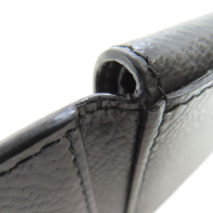 PRADA logo Card Case Leather Ladies [Used]