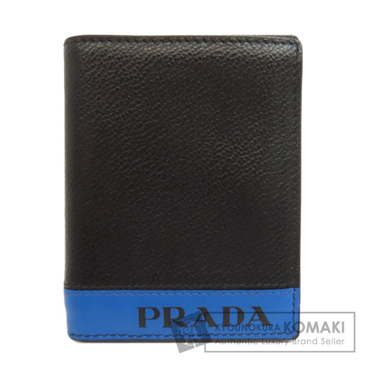 PRADA logo Card Case Leather Ladies [Used]
