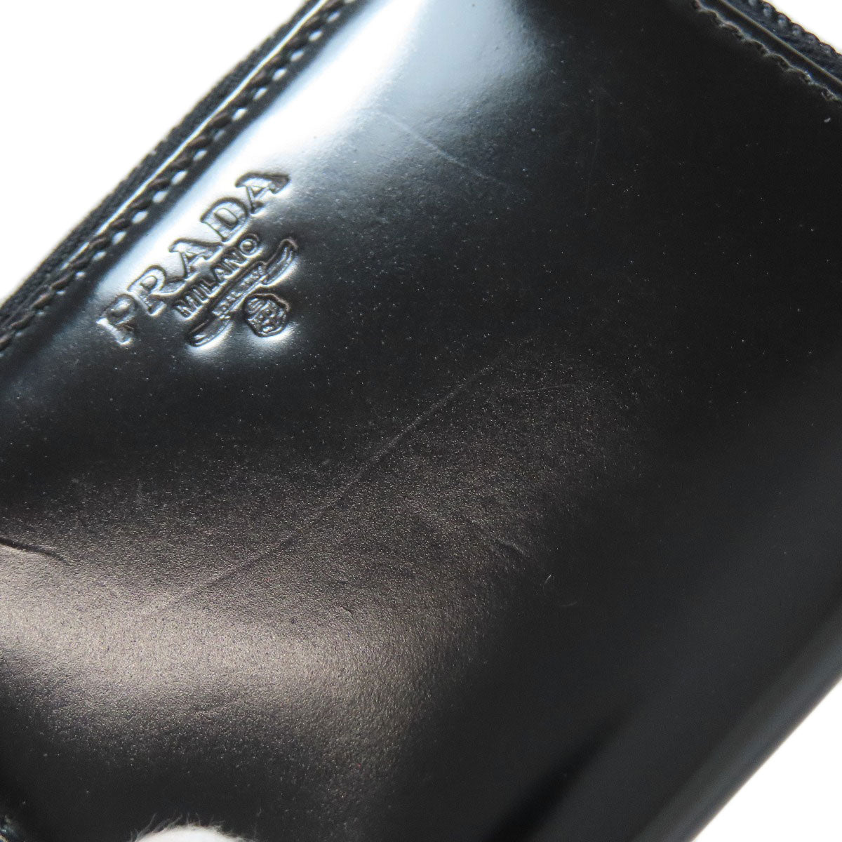 PRADA M268 logo coin purse Leather Ladies [Used]