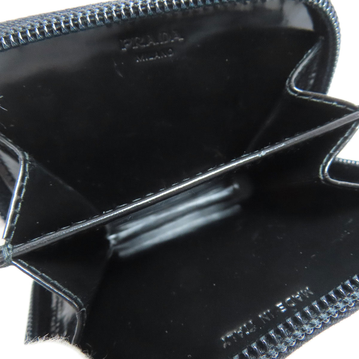 PRADA M268 logo coin purse Leather Ladies [Used]