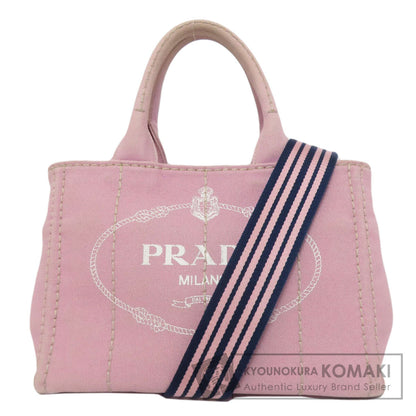 PRADA 1BG439 Canapa mini 2 WAY Handbag Canvas Ladies [Used]