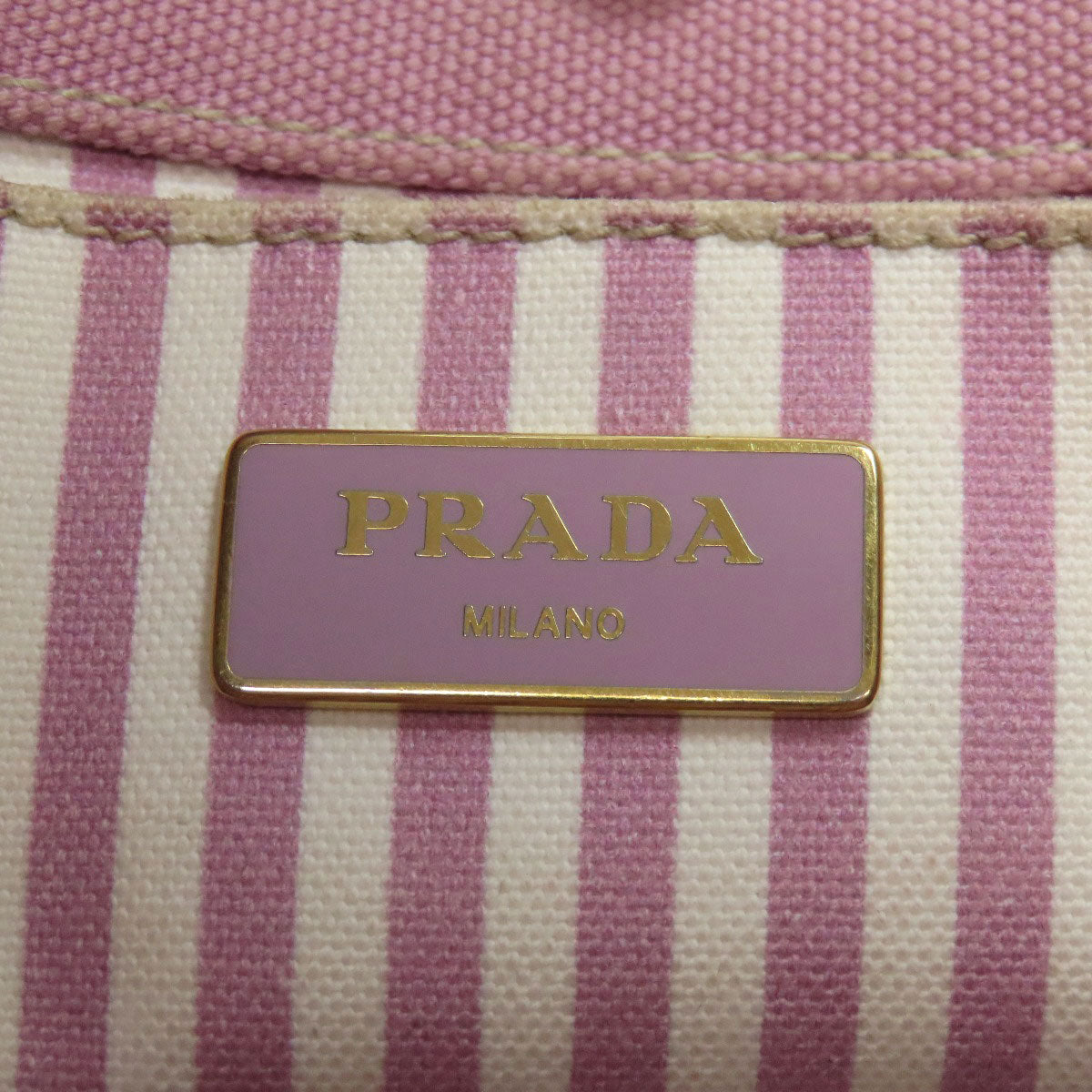 PRADA 1BG439 Canapa mini 2 WAY Handbag Canvas Ladies [Used]