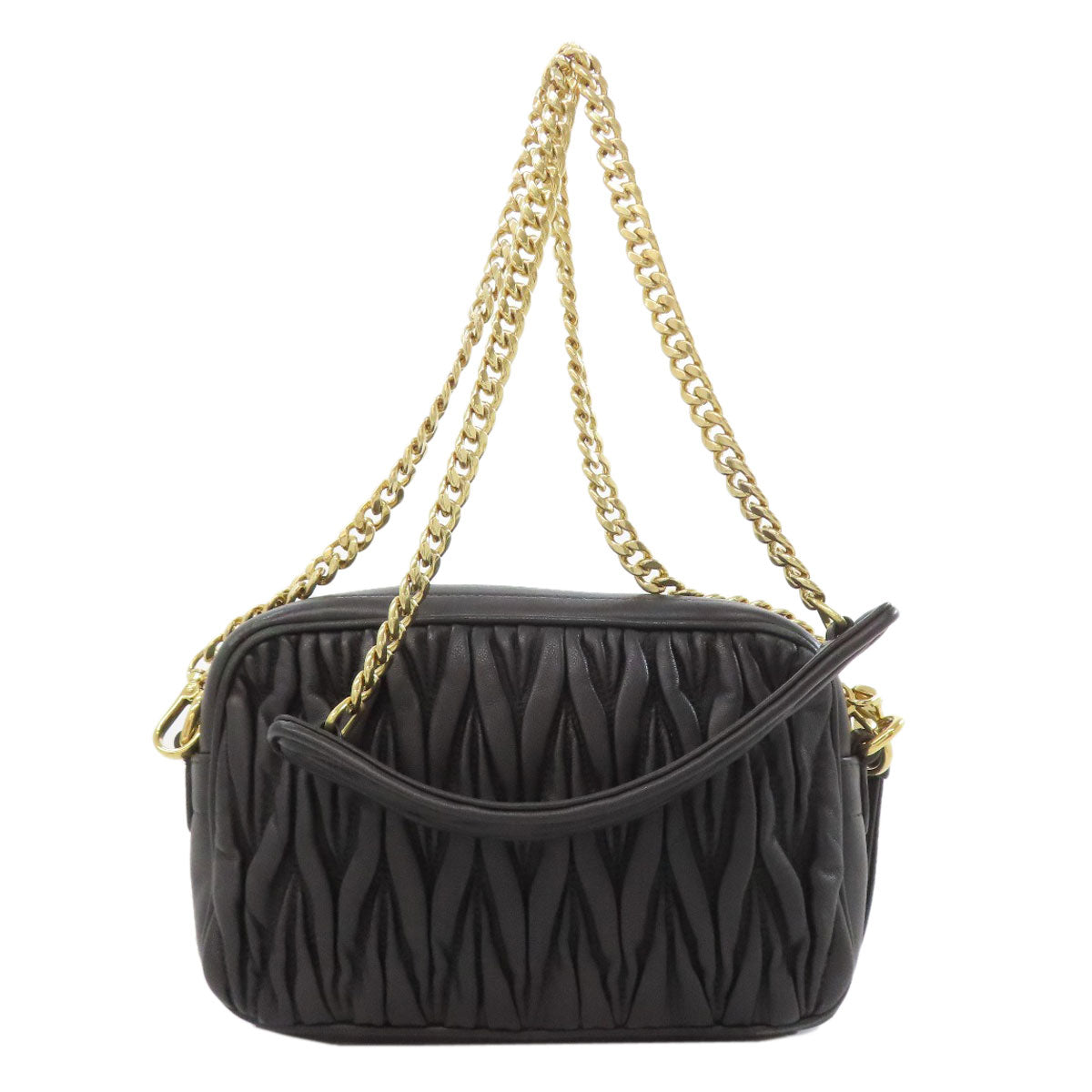 MIUMIU ChainShoulder Matelasse Shoulder Bag Calf Ladies [Used]