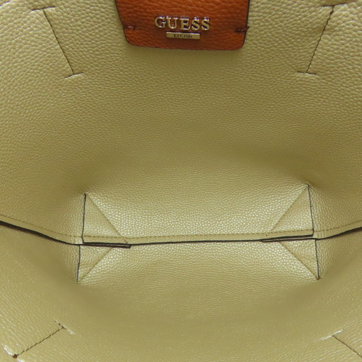 Guess logo Tote Bag Leather Ladies [Used]