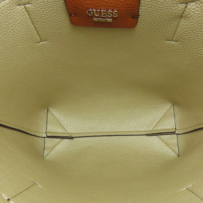 Guess logo Tote Bag Leather Ladies [Used]