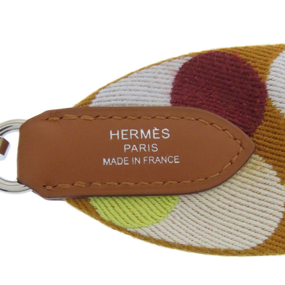 HERMES Bandouliere Sangle Flipper Ball SilverHardware Shoulder strap Canvas Ladies [Used]