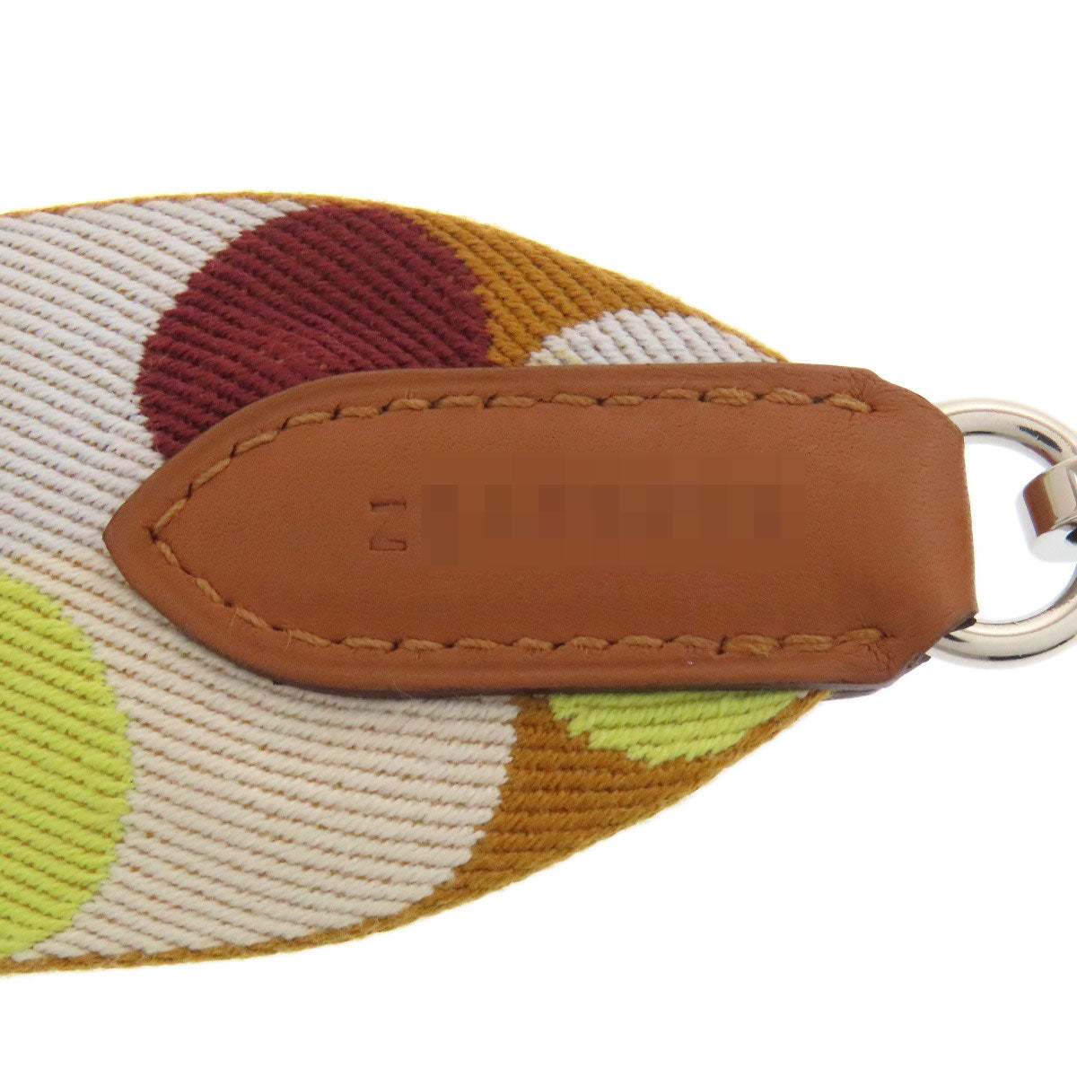 HERMES Bandouliere Sangle Flipper Ball SilverHardware Shoulder strap Canvas Ladies [Used]