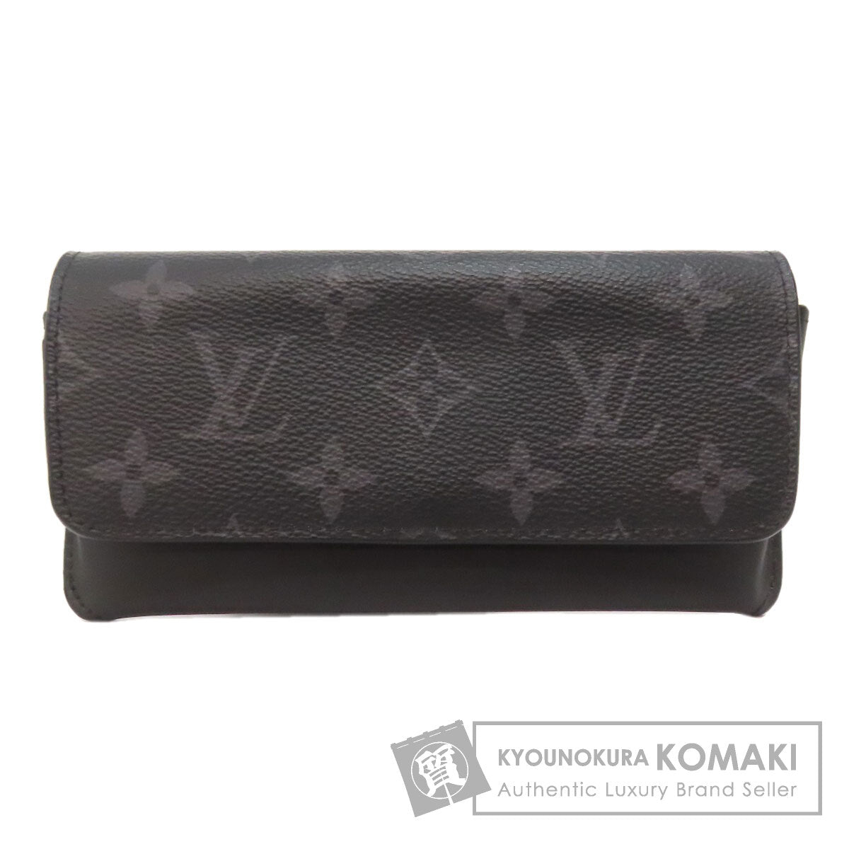 LOUIS VUITTON GI0296 Etui Lunette Eyeglass Case Accessory case Monogram Eclipse Ladies [Used]