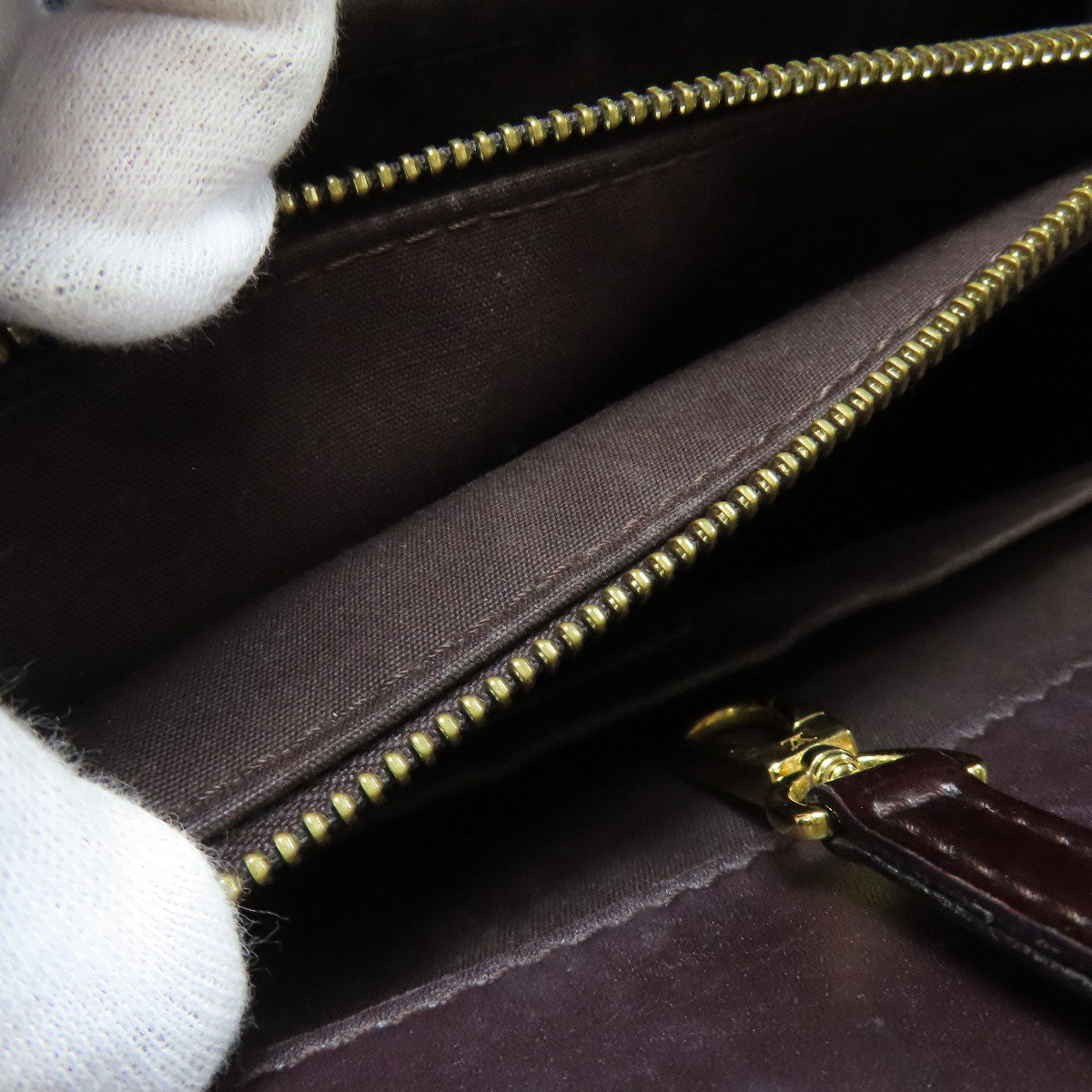 LOUIS VUITTON M50400 Montaigne MM Handbag Vernis Ladies [Used]