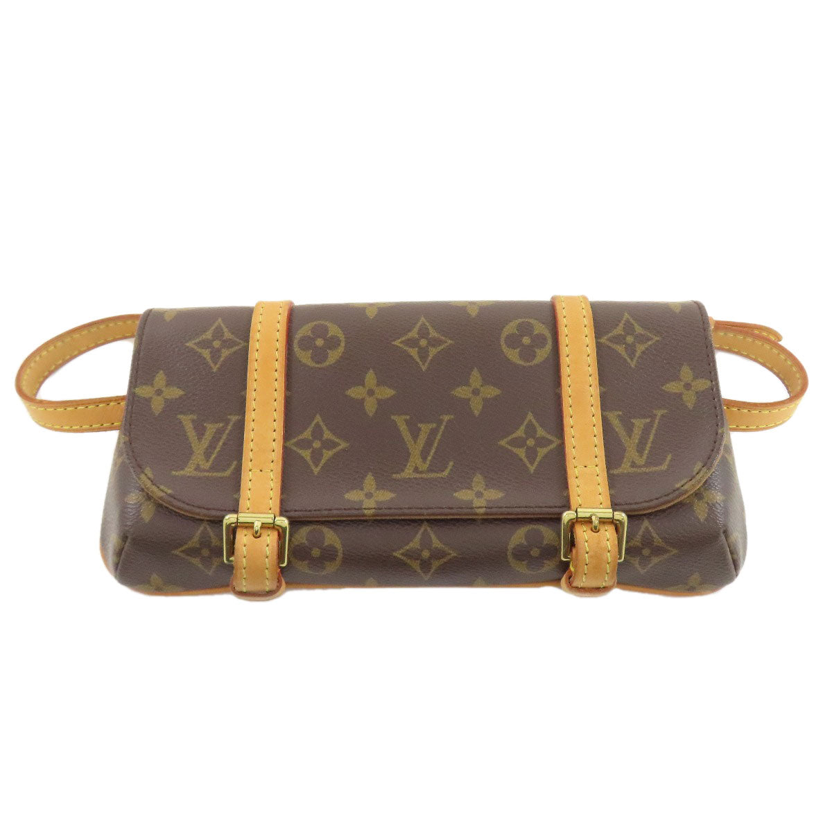 LOUIS VUITTON M51159 Pochette Marrell Hip bag, waist bag Monogram canvas Ladies [Used]
