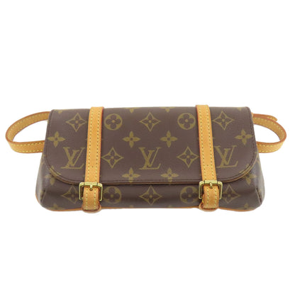 LOUIS VUITTON M51159 Pochette Marrell Hip bag, waist bag Monogram canvas Ladies [Used]