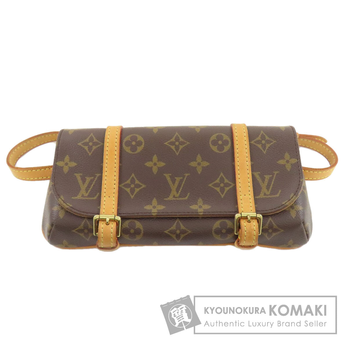 LOUIS VUITTON M51159 Pochette Marrell Hip bag, waist bag Monogram canvas Ladies [Used]