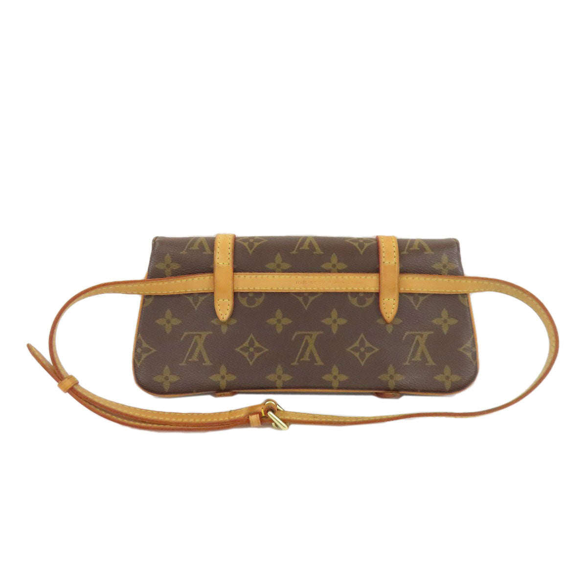 LOUIS VUITTON M51159 Pochette Marrell Hip bag, waist bag Monogram canvas Ladies [Used]