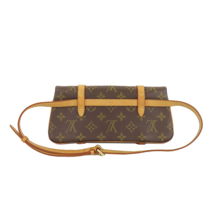 LOUIS VUITTON M51159 Pochette Marrell Hip bag, waist bag Monogram canvas Ladies [Used]