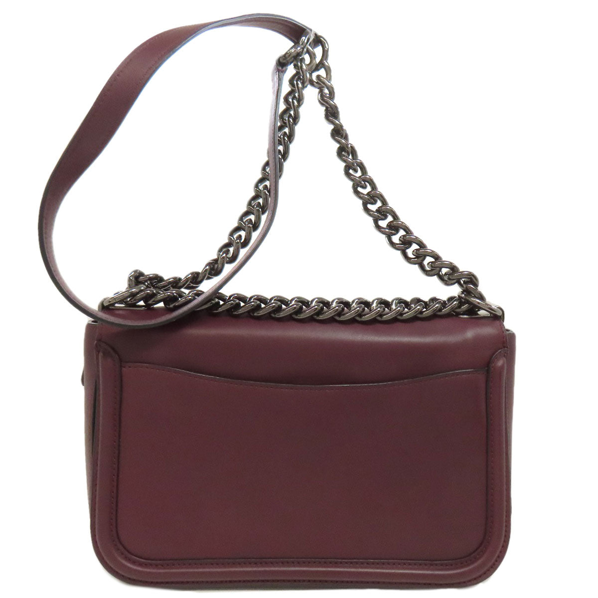 COACH 54640 logo Shoulder Bag Leather Ladies [Used]