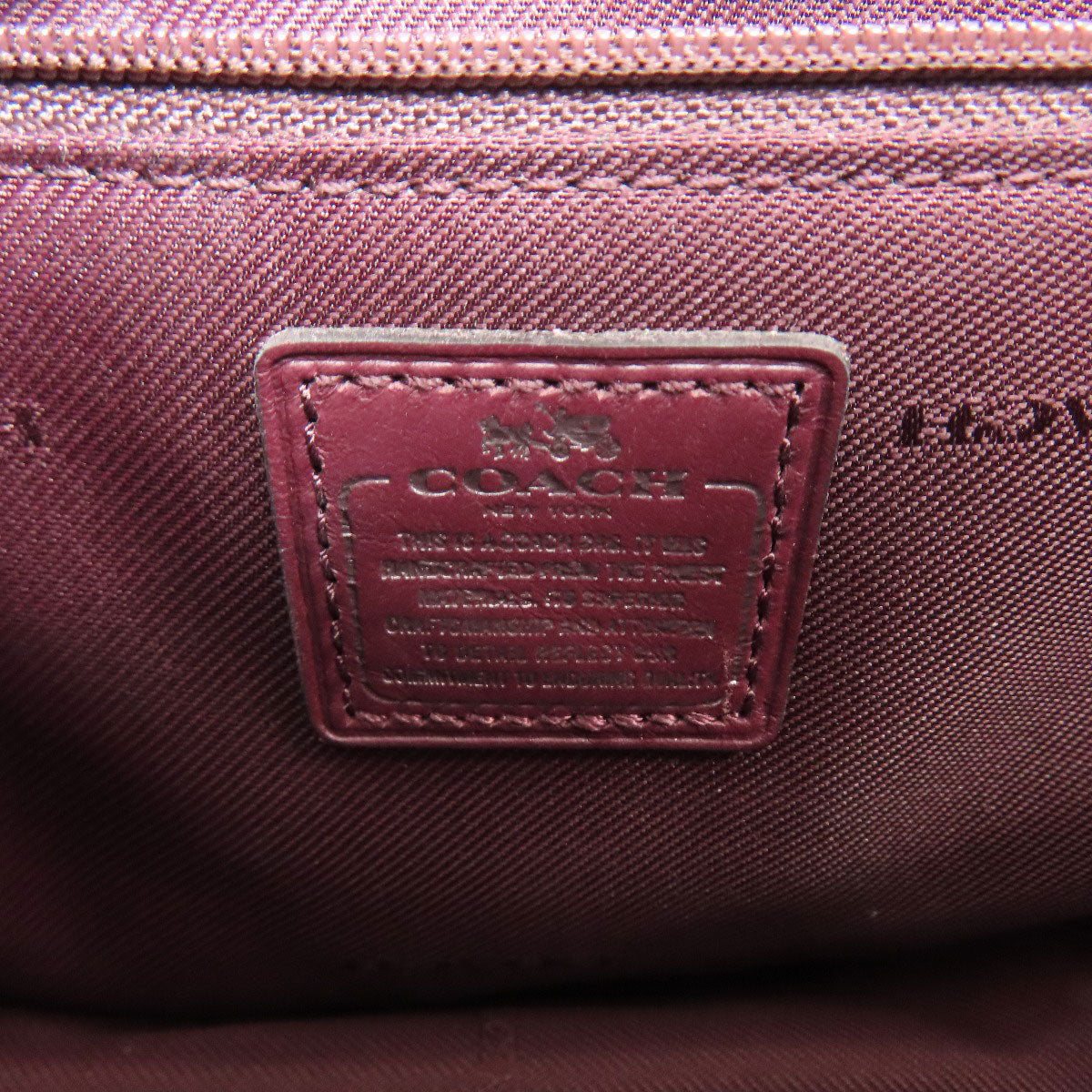 COACH 54640 logo Shoulder Bag Leather Ladies [Used]