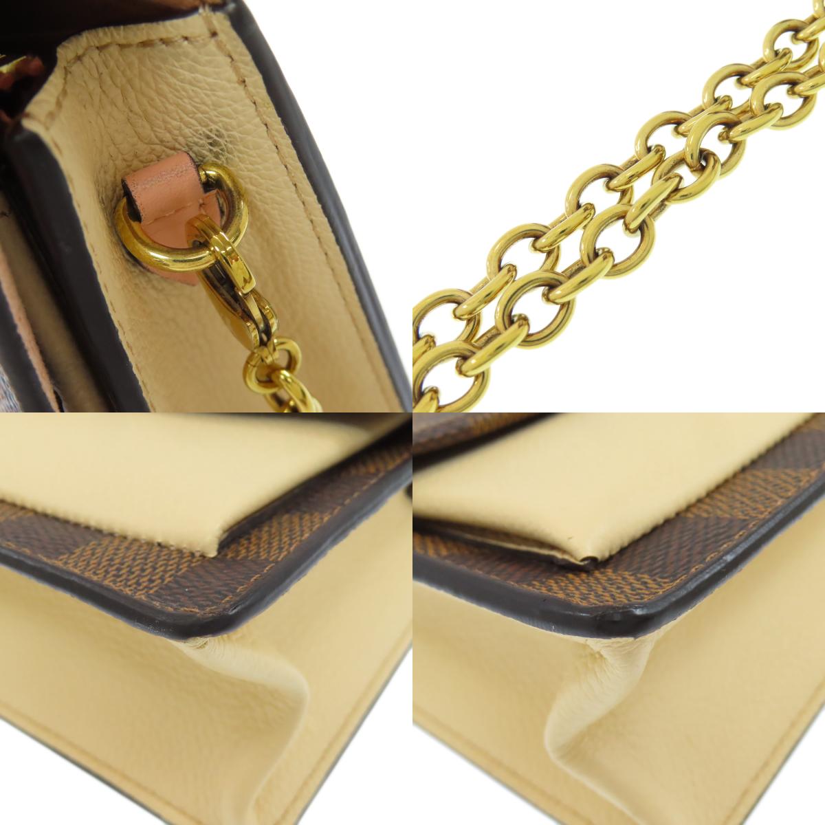 LOUIS VUITTON N60237 Portefeiulle Vavan Chain Shoulder Bag Damier canvas Ladies [Used]