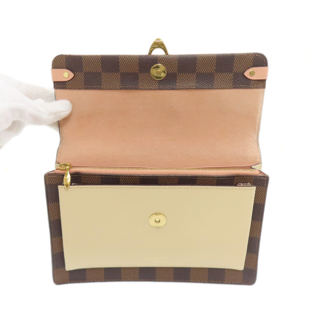 LOUIS VUITTON N60237 Portefeiulle Vavan Chain Shoulder Bag Damier canvas Ladies [Used]